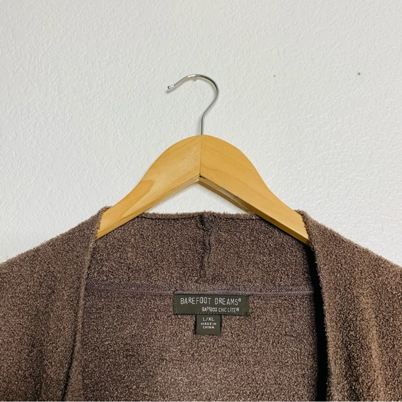 Barefoot Dreams Cozychic Lite-Island Wrap Cocoa Color Size L/XL - Picture 6 of 13